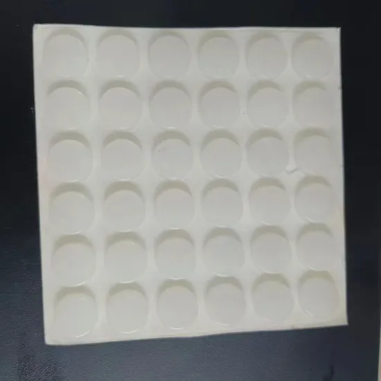 Small Round Sticky Silicone Rubber Foot Pads with 3m Adhesive Back Side